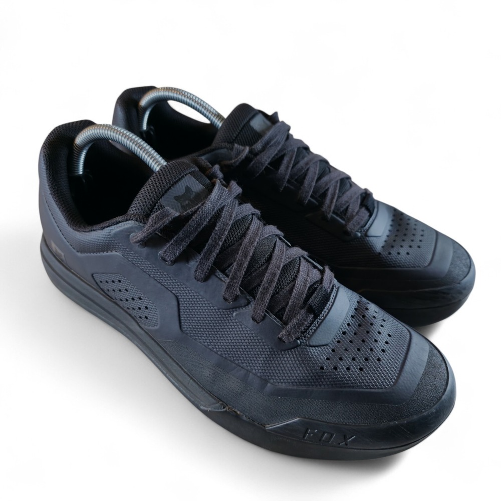 Fox Racing Union Mens Mountain Bike Shoes Triple Black Mens Size 10 Flat Sneaker
